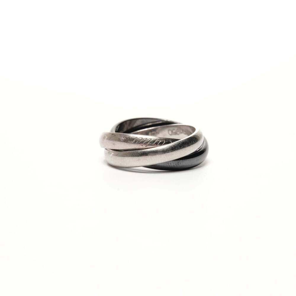 Cartier Authentic Silver Trinity Ring - image 3